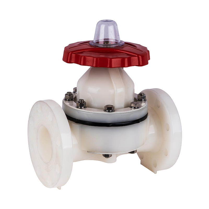 PVDF G41F-10F karimás típusú membránszelep DN15-300 GB szabvány