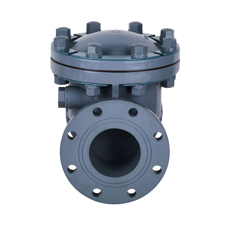 PVC-C H44F-10V lengő típusú visszacsapó szelep DN15-300 GB Szabvány