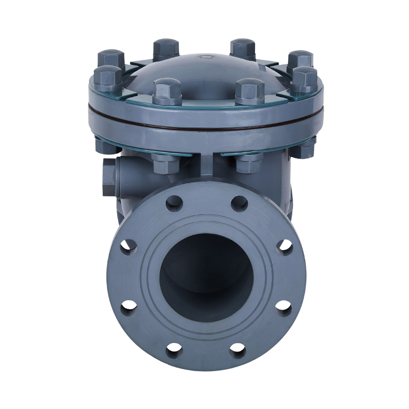 PVC-C H44F-10V lengő típusú visszacsapó szelep DN15-300 1/2'-12' ANSI szabvány