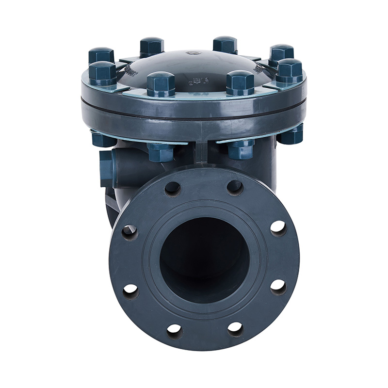 PVC-U H44F-10U lengő típusú visszacsapó szelep DN15-300 1/2'-12' ANSI szabvány