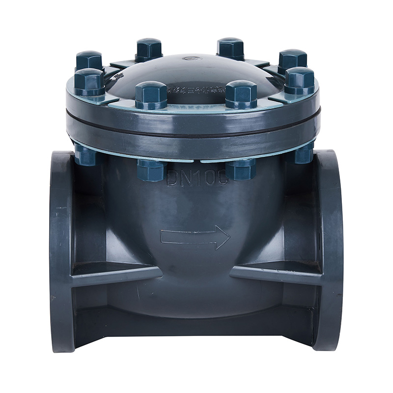 PVC-U H44F-10U lengő típusú visszacsapó szelep DN15-300 GB szabvány