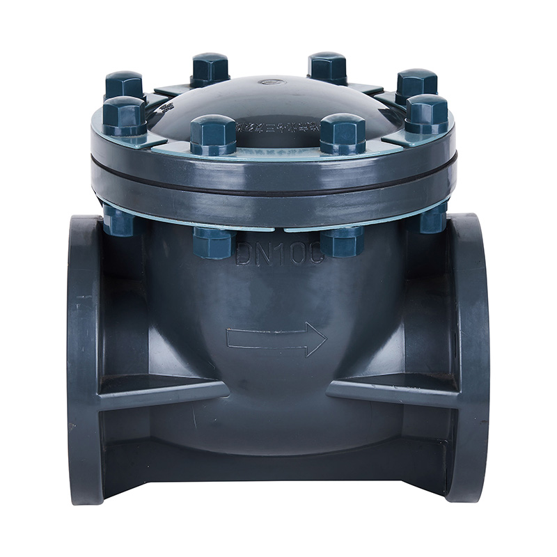 PVC-U H44F-10U lengő típusú visszacsapó szelep DN15-300 1/2'-12' ANSI szabvány