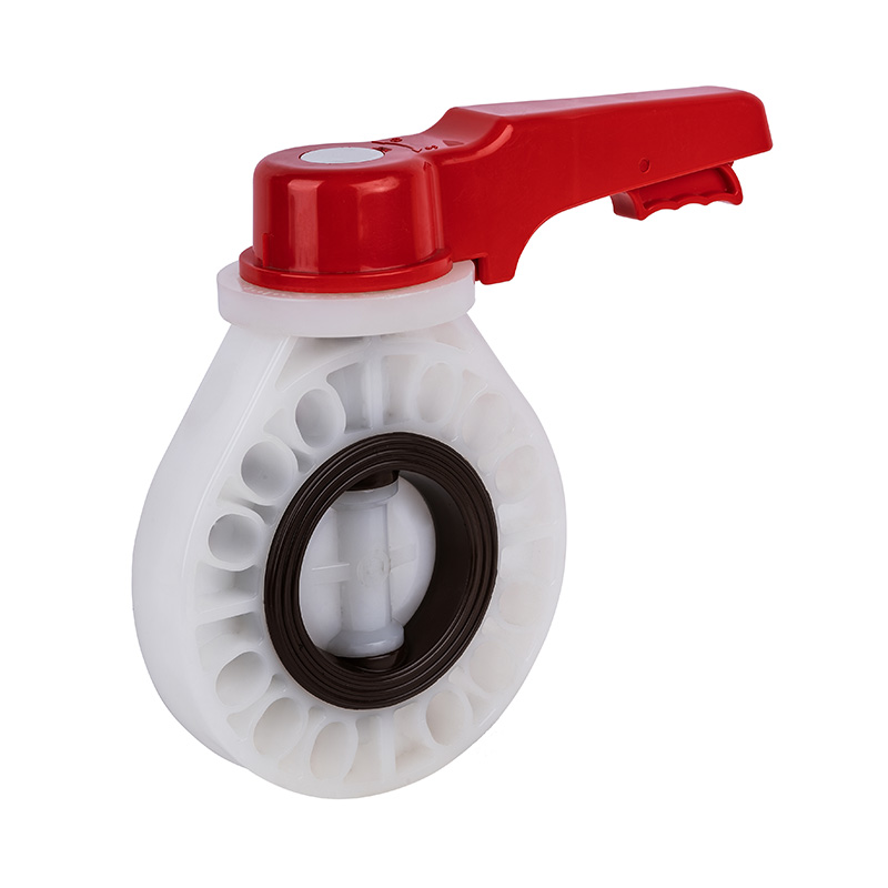 PVDF D71X-10F fogantyús pillangószelep DN15-200 GB szabvány