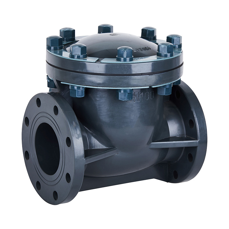 PVC-U H44F-10U lengő típusú visszacsapó szelep DN15-300 1/2'-12' ANSI szabvány