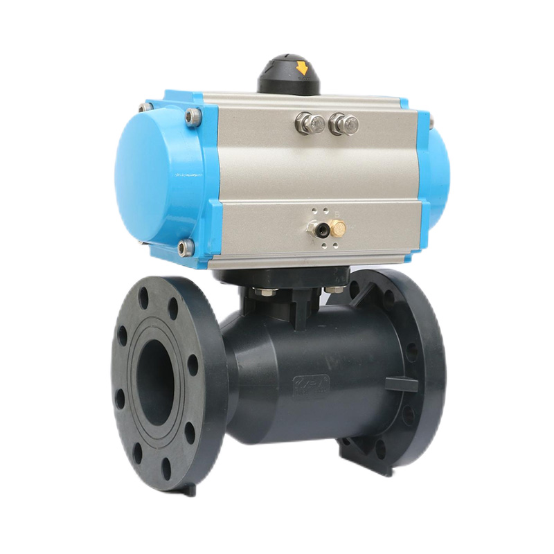 FRPP Q641F-10S pneumatikus karimás golyóscsap DN20-300 20A-300A JIS szabvány