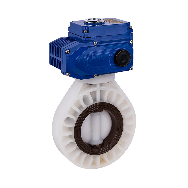 PVDF D971X-10F elektromos pillangószelep DN40-1000 40A-1000A JIS szabvány